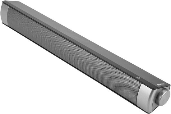 Draadloze Soundbar - Tv Luidspreker Systeem - Draadloos Geluid - Ingebouwde Batterij - 40 CM Breed - Zwart van Merkloos