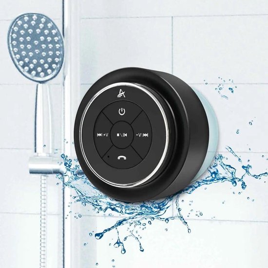 Draadloze Speaker - Bluetooth Geluid - Onder de douche - IPX7 Waterdicht - 12 Uur Speeltijd - Zilver