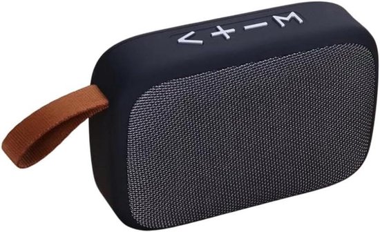 Draadloze speaker - MP3 speler - Muziek luisteren - Waterdicht en schokbestendig - Compact design - Zwart