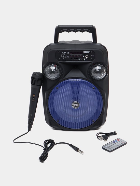 Draadloze Stereo Speaker - incl. microfoon van Merkloos