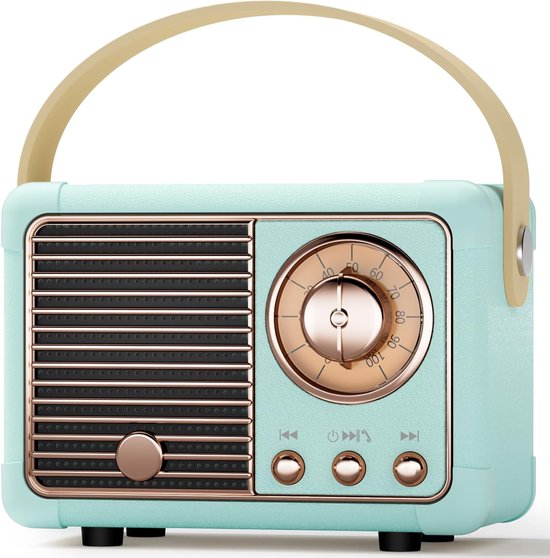 Draagbare Bluetooth Luidspreker Mini Luidspreker Cadeau Jongens 10-12 Jaar Verjaardagscadeau Tiener Jongens AUX, TF Kaart, USB Mini Bluetooth Luidspreker Kantoor Kamer Decoratie Tiener (Blauw) van Merkloos
