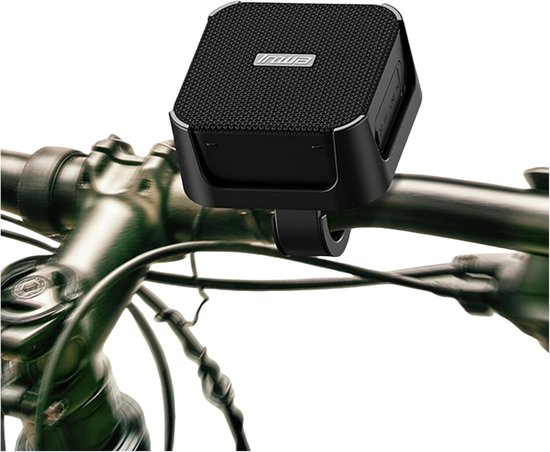 Draagbare Bluetooth Luidspreker - Stuurluidspreker Fiets - Fietsen Muziek - IPX7 Waterdicht - 11x11x10 cm van Merkloos