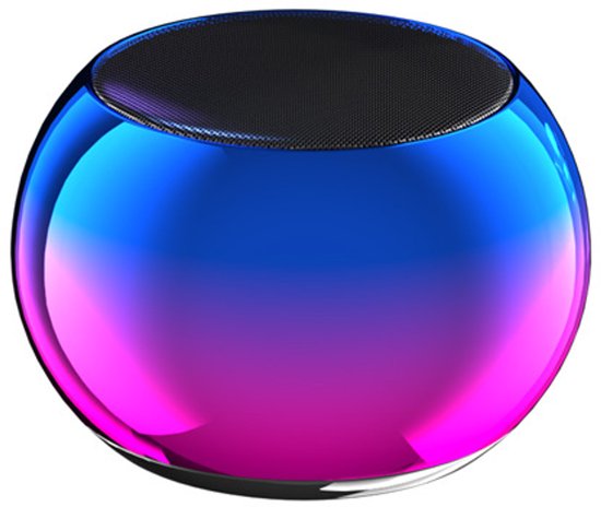Draagbare Bluetooth mini-luidspreker, 360° surround sound, basmembraan, gemaakt van aluminiumlegering. van Zamkol