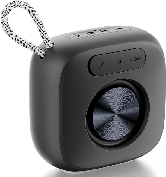Draagbare Bluetooth Speaker - Draadloze Muziek Box - met HiFi stereogeluid - USB/Micro SD-kaart/AUX-ingang - voor feest, thuisbioscoop, game theater - Zwart van Merkloos