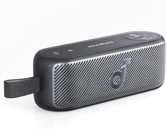 Draagbare Bluetooth Speaker - Draadloze Speaker - Muziek Luisteren Buiten - Hi-Res Audio - 18.4 cm - Zwart