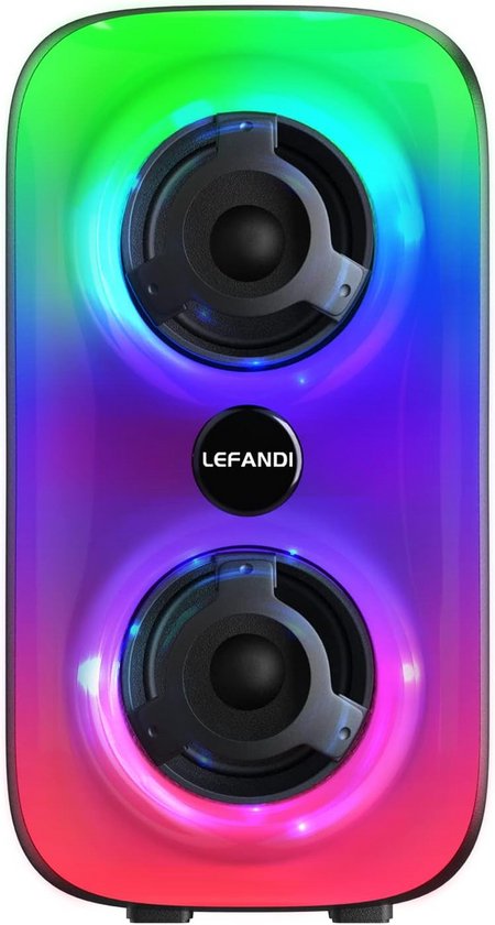 Draagbare Bluetooth Speaker met LED Licht en TWS Stereo Functie