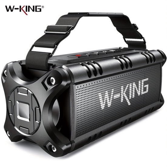 Draagbare Bluetooth Speaker Zwart - 50W Vermogen - IPX6 Waterdicht - Stereo Geluid - Voor Buiten En Thuis
