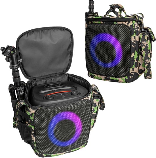 Draagbare draadloze Bluetooth-compatibele geluidsoverdracht stoffen zakjes voor JBL Partybox Encore2 Speaker Opbergtas Draagtas (Camouflage)