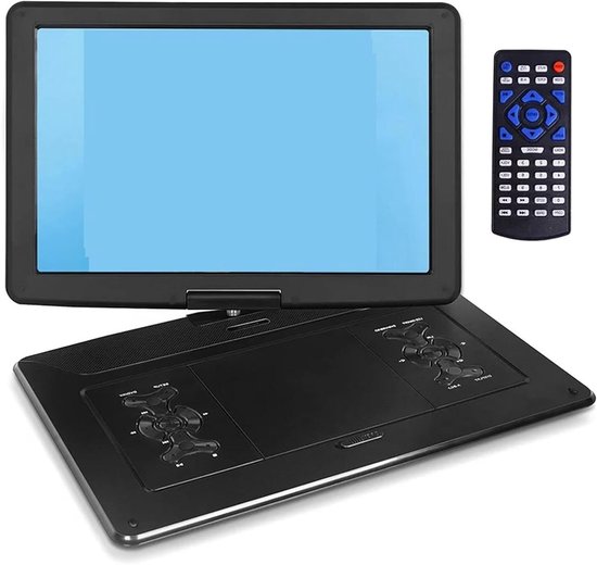Draagbare dvd-speler - Cd-speler - Films Kijken - Groot HD scherm - 1.8 kg - Zwart