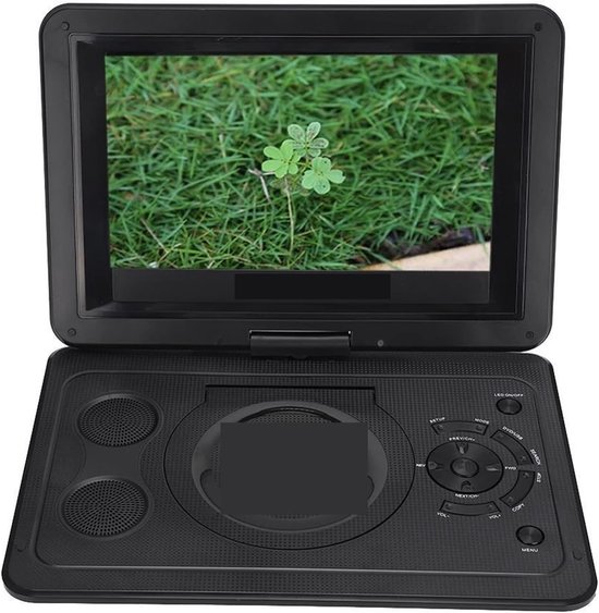 Draagbare DVD Speler - Mobiele CD Speler - Films Kijken - 270 Graden Draaibaar - 10.1 inch - Zwart