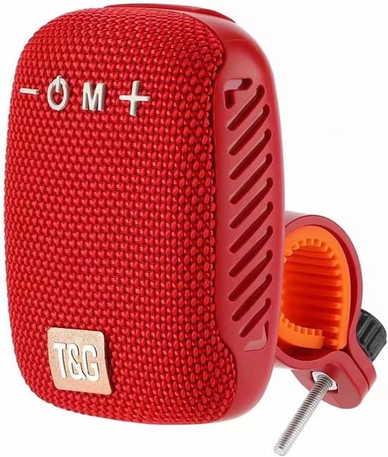 Draagbare Fietsspeaker - Bluetooth Radio - Muziek Onderweg - Type-C USB Opladen - 100 x 72 x 50 mm - Zwart
