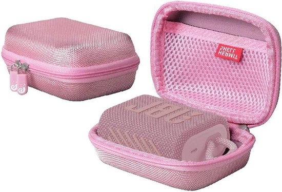 Draagbare Hard EVA Reiskoffer voor JBL GO 4 en GO 3 Bluetooth Speaker - Bescherming, Schokbestendig, Compact van Merkloos