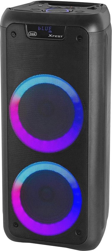 Draagbare luidspreker met MP3, Bluetooth en Moving Disco Light van Caliber