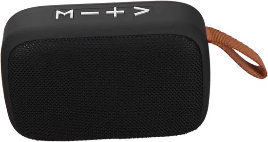 Draagbare Luidspreker - Stereo Speaker - Muziek Luisteren - Met Geheugenkaart - 13x8x4 cm - Zwart