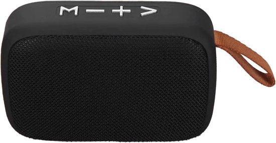 Draagbare Mini Bluetooth Luidspreker met Handriem – Stereo Subwoofer, Helder Geluid, Hoog Volume, Ondersteunt TF Geheugenkaart, USB & FM Radio, Compact Speaker voor Onderweg
