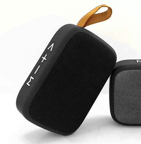 Draagbare Mini BT-Luidspreker - Draagband + Helder Geluid + MicroSD/FM - Draagbare Speaker / Bluetooth Audio / Festieve Speaker - Ideaal voor Thuis, Reizen, Feest & Mobiele Entertainment van Merkloos
