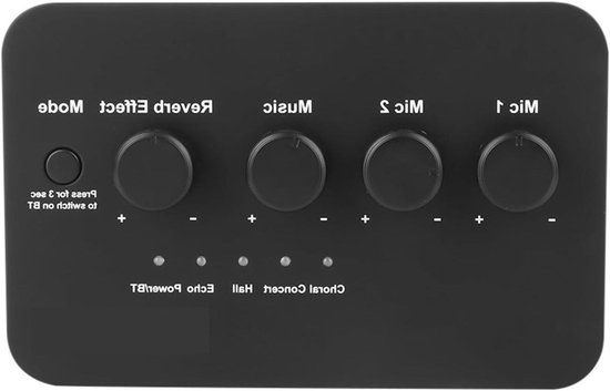 Draagbare Mixer - Luidsmachine - Muziek Maken - Bluetooth Connectiviteit - 17 cm Breed - Zwart