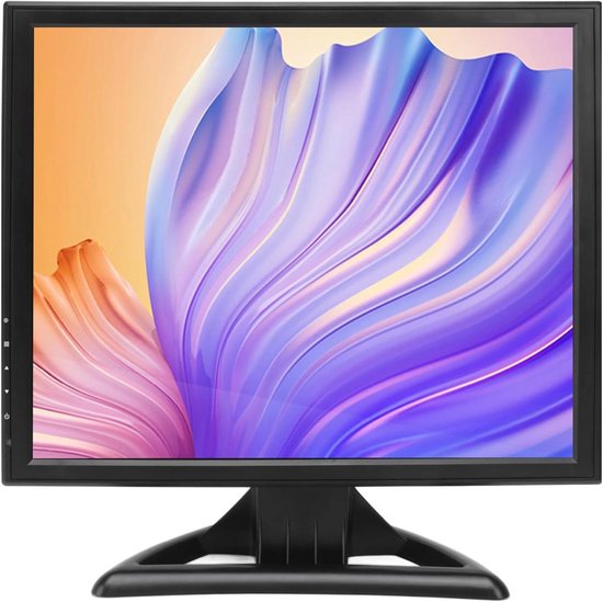 Draagbare Monitor - HD Scherm - Extra Beeldscherm - Ingebouwde Luidsprekers - 17 Inch - Zwart
