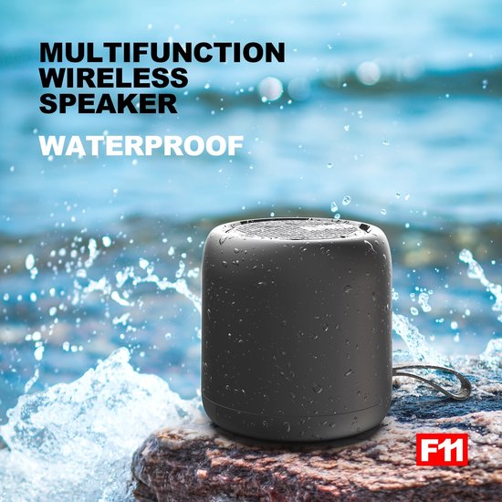 Draagbare, op maat gemaakte, draadloze TWS mini-subwoofer Geschikt voor buiten van Merkloos
