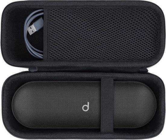 Draagbare Opbergcase voor Bluetooth Speaker - Bescherming en Stijl voor Beats Pill (Zwart)