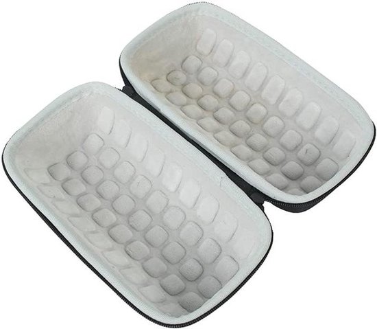 Draagbare Opbergkoffer - Reis Etui - Speaker Bescherming - Schokbestendig Hard Shell - 240 x 135 x 130 mm - Grijs
