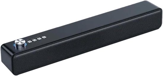 Draagbare Soundbar - Computer Luidsprekers - Muziek Luisteren - 4D Stereo Surround - Niet gespecificeerd - Zwart van Merkloos
