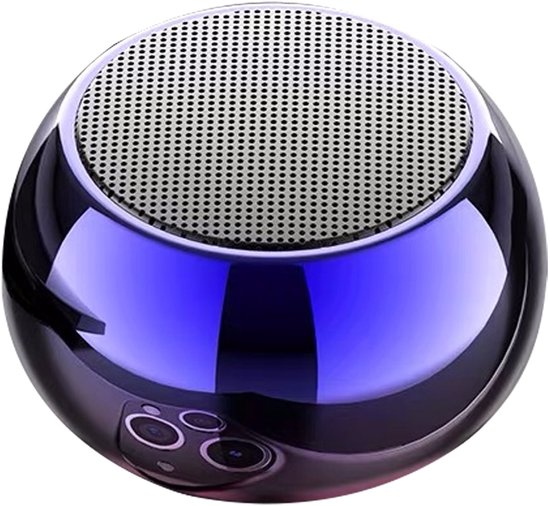 Draagbare speaker – Bluetooth-luidspreker – Waterdichte minispeaker met subwoofer – 1 stuks – Zwart van Merkloos