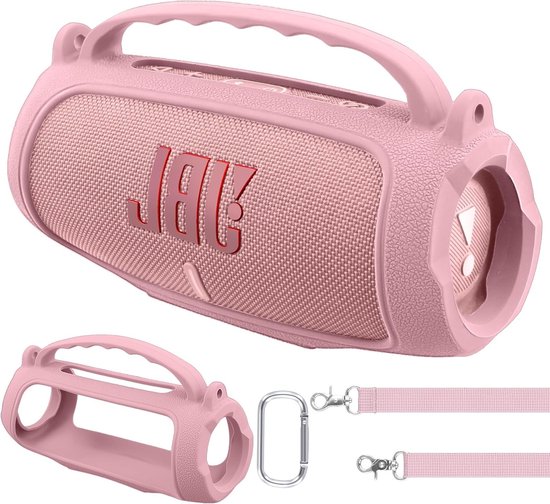 Draagbare Ultralichte Beschermhoes voor JBL Charge 5 Bluetooth Speaker met Carabiner en Schouderband, Ideaal voor Reizen en Outdoor Activiteiten van Merkloos