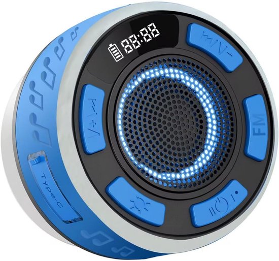 Draagbare Waterdichte Bluetooth Speaker Zwart