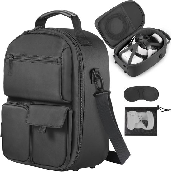 Draagtas voor Meta Quest 3 en Oculus VR Headset en Accessoires