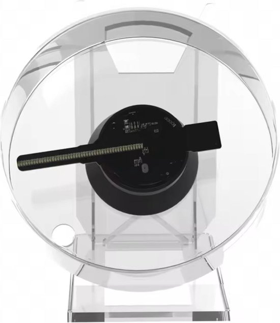 DrPhone HoloSmart - 3D Hologramventilator - Ingebouwde Bluetooth Speaker - Multi Functies - 16GB - Incl. Geheugenkaart - Doorzichtig van DrPhone