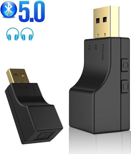 DrPhone SW03 – Audio Transmitter- Draadloos – Bluetooth 5.0 – Plug en Play – Kan tot twee apparaten tegelijkertijd koppelen van DrPhone