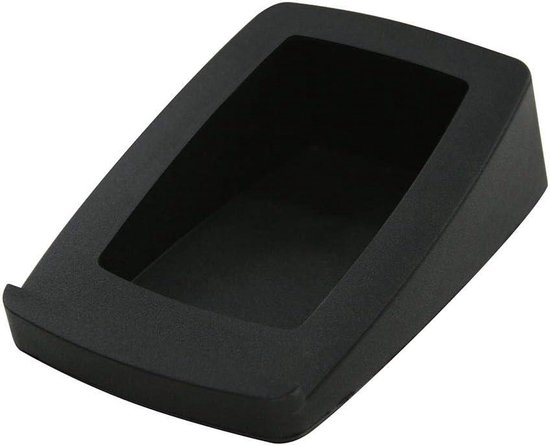 DS2 Desktop Speaker Stands - Anti-Vibration Tilted Silicone Stands - Pair for Small Speakers - Black speaker stands for table monitor van LUUELEMENTS