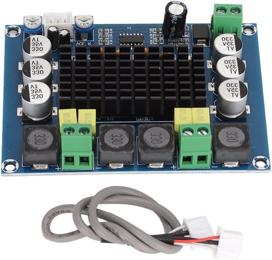 Dual Channel Digitale Stereo Versterker Kaart 2x120W TPA3116D2 voor HIFI Audio, DIY Geluidsinstallatie en Luidsprekersysteem van Merkloos
