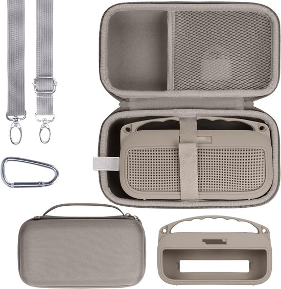 Duurzame Hard Case en Siliconen Hoes voor Bluetooth Draagbare Speaker - Bescherming en Stijl voor Bose SoundLink Flex (2e Generatie)