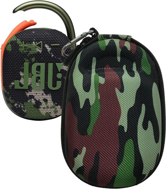 Duurzame Hard Case voor JBL Clip 4 - Bescherming, Draagbaarheid en Camouflage Ontwerp voor Bluetooth Speaker