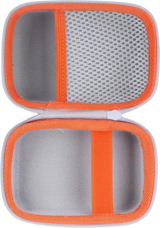 Duurzame Hard Case voor JBL Go 5/4/3/3 ECO Draagbare Speaker - Lichtgrijze Bescherming en Stijl van Merkloos