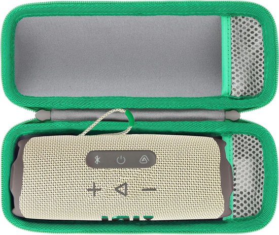 Duurzame Hard Case voor Waterdichte Draagbare Bluetooth Speaker - Bescherming en Stijl voor JBL Flip 7/6/5/4, Aardetinten en Paars