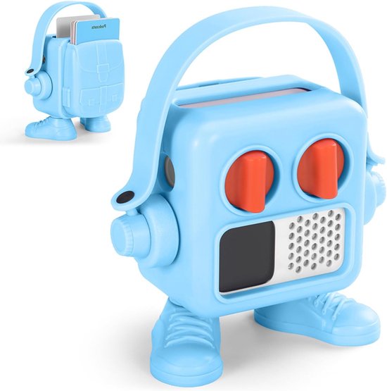Duurzame Hard Case voor Yoto Mini Player - Beschermende Plastic Cover voor Mini Audio Speaker en Audiokaarten (Blauw)