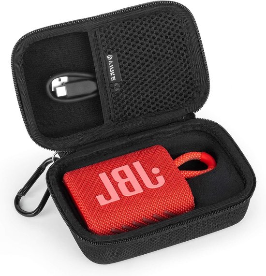 Duurzame Hardcase Reisopslag voor Bluetooth Speaker - Beschermende Tas voor JBL GO3 en Andere Modellen van Merkloos