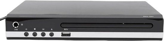 Dvd Speler - Cd Speler - Home Entertainment - Alle Regio's Afspelen - Compact Design - Zwart