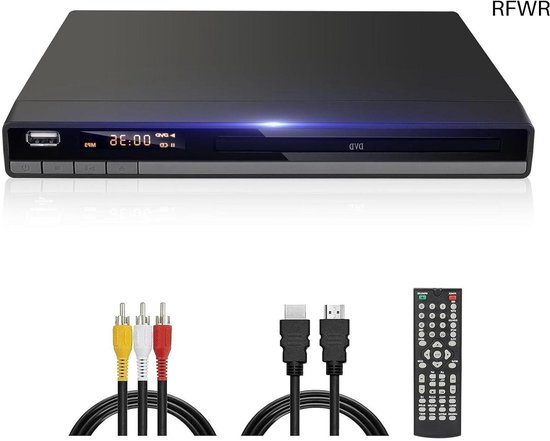 Dvd Speler - Mediabox - Films Kijken - Regiovrij Afspelen - 1080p Upscaling - Zwart
