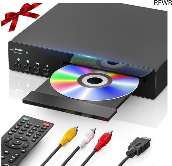 DVD Speler - Mediabox - Films Kijken - Regiovrij - Compact Formaat - Zwart