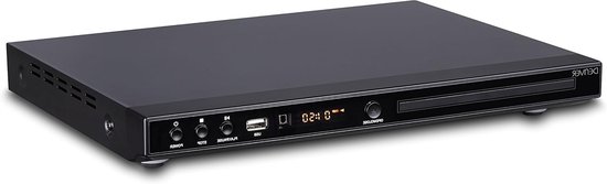 DVD Speler - Mediaspeler Videospeler - Films Kijken - HDMI Aansluiting - 1 stuk - Zwart
