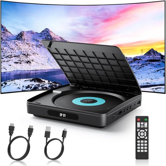 DVD Speler met HDMI - Blu Ray Spelers - Externe DVVD Speler - Zwart filmspeler