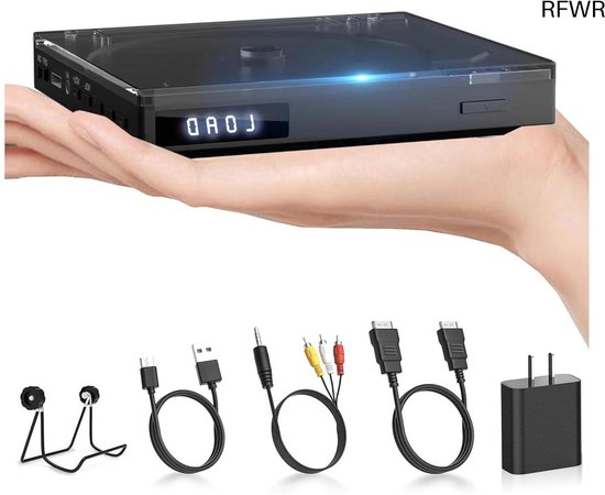 DVD Speler met HDMI - Blu Ray Spelers - Externe DVVD Speler - Zwart - Home