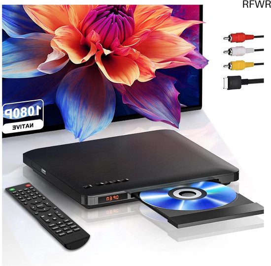 DVD Speler met HDMI - Blu Ray Spelers - Externe DVVD Speler - Zwart thuisbioscoop