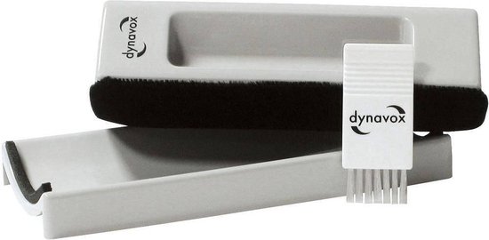 Dynavox Velour platenborstel Grijs (inclusief naaldborstel) van Dynavox