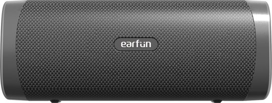 EarFun UBOOM L - Bluetooth Speaker - 28 uur Batterijduur - IPX7 Waterbestendig - Ingebouwde Microfoon - Krachtig 360° Geluid - Zwart