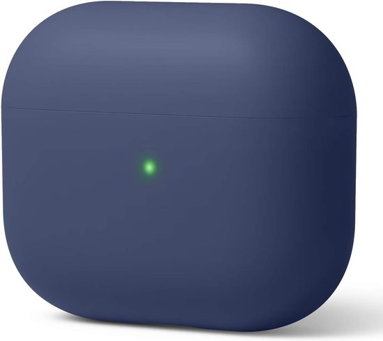 elago Liquid Hybrid Hoesje Compatibel met AirPods 3 Case - Drievoudige Laag Structuur Bescherming (Blauw)